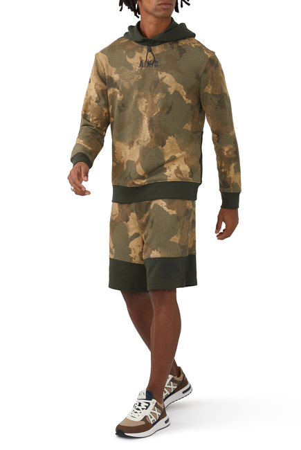 Camouflage Sweat Shorts